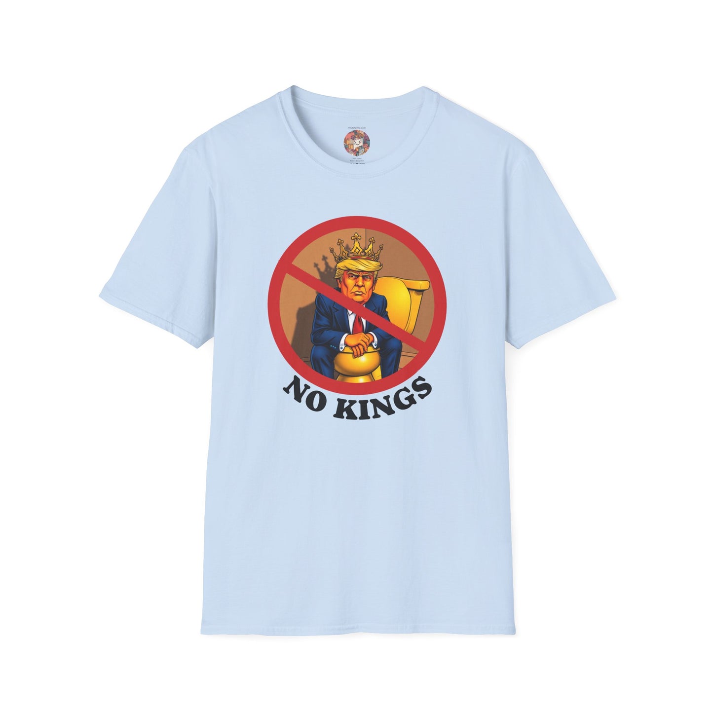 NO KINGS T-shirt — Anti-Monarchist Graphic TEE