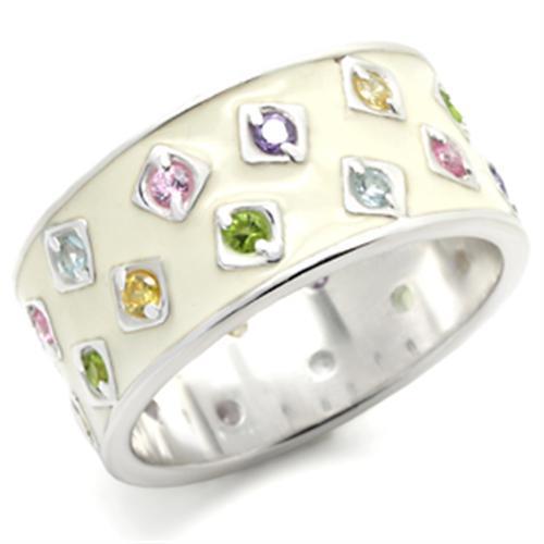 37405 High-Polished 925 Sterling Silver Ring with