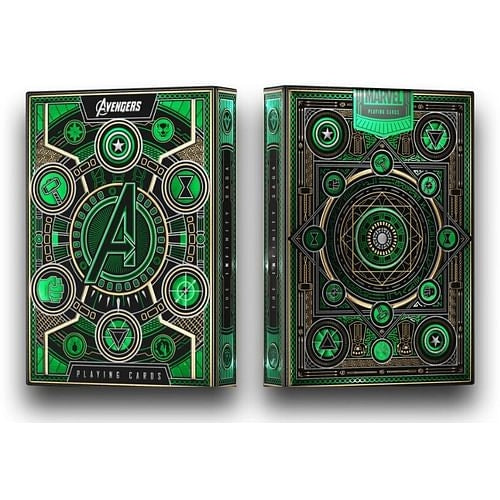 Theory11 Avengers Playing Cards - Green