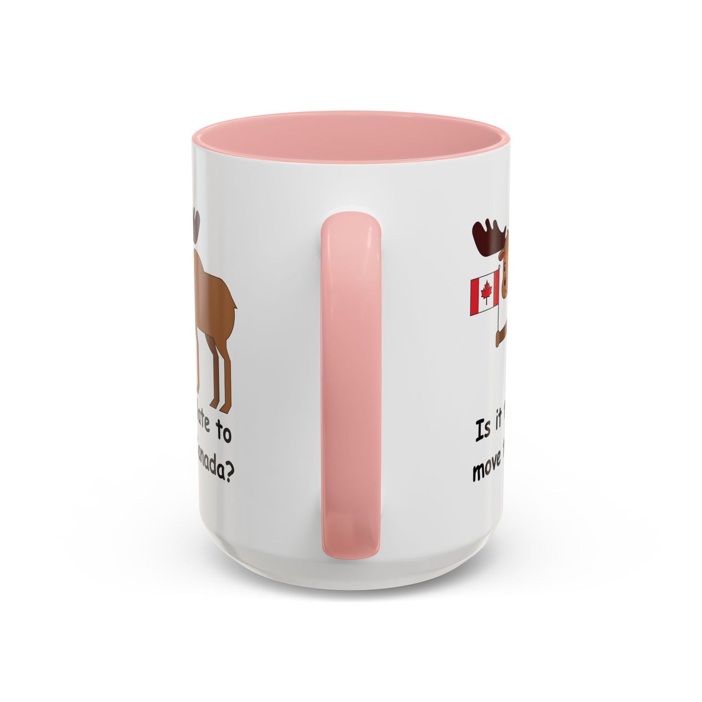 Funny Moose Accent Coffee Mug - Perfect Gift for Canada Lovers