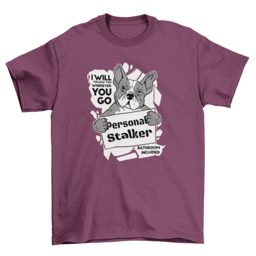 Funny dog animal cartoon t-shirt