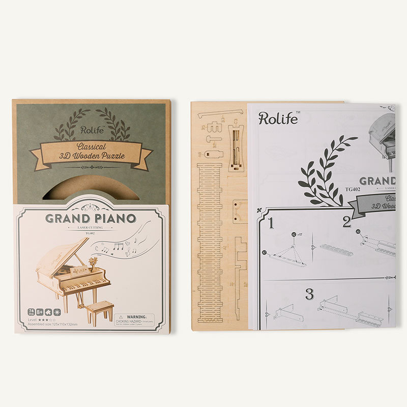 Piano Toys 3D Wooden Puzzle