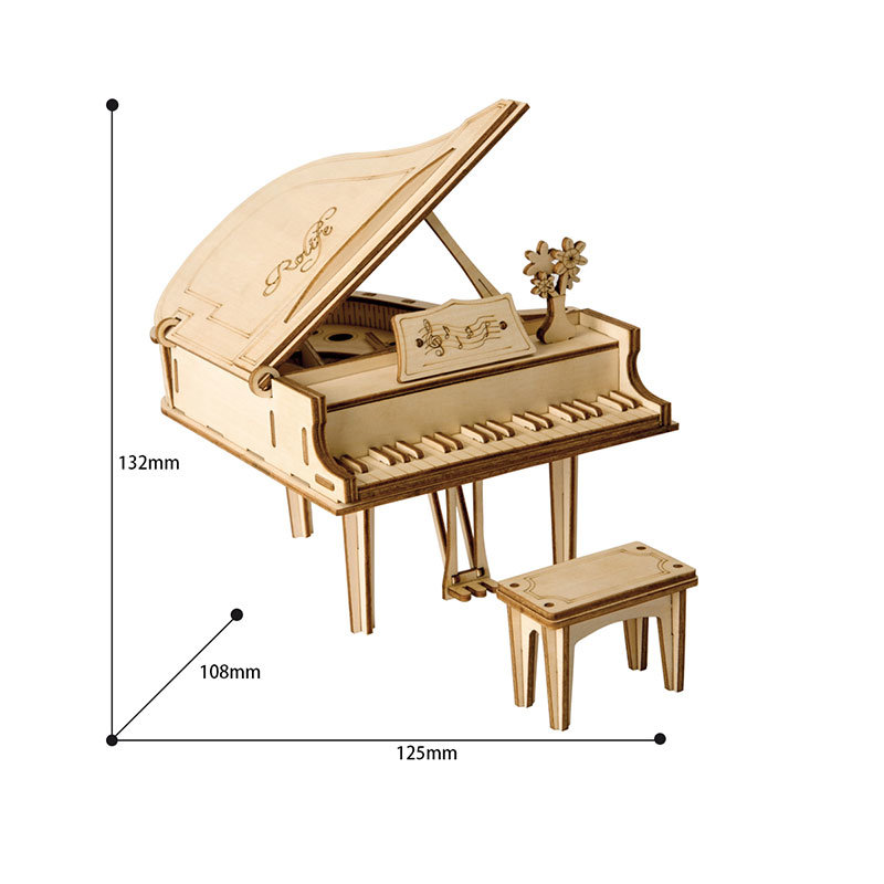 Piano Toys 3D Wooden Puzzle