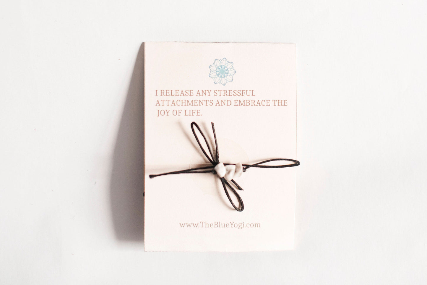 Howlite Gemstone Healing Band Casual, Boho, Chic Tie Closure