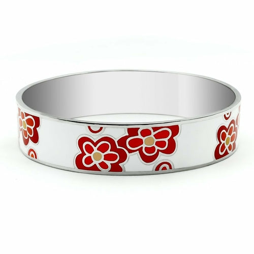 TK295 - High polished (no plating) Stainless Steel Bracelet with No