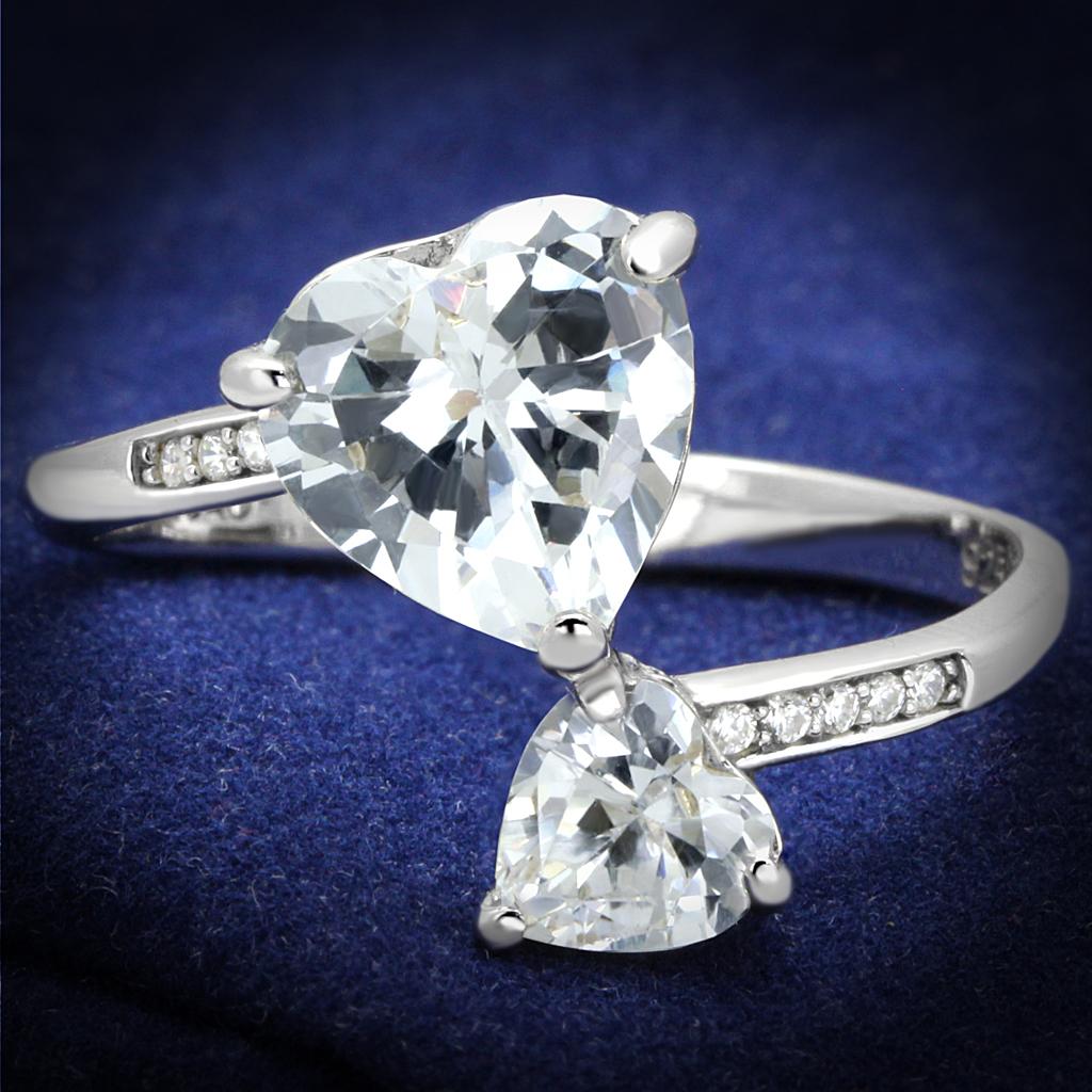 Rhodium 925 Sterling Silver Ring