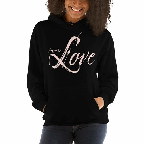 Womens Hoodie - Pullover Hooded Sweatshirt - Graphic/inspire Love