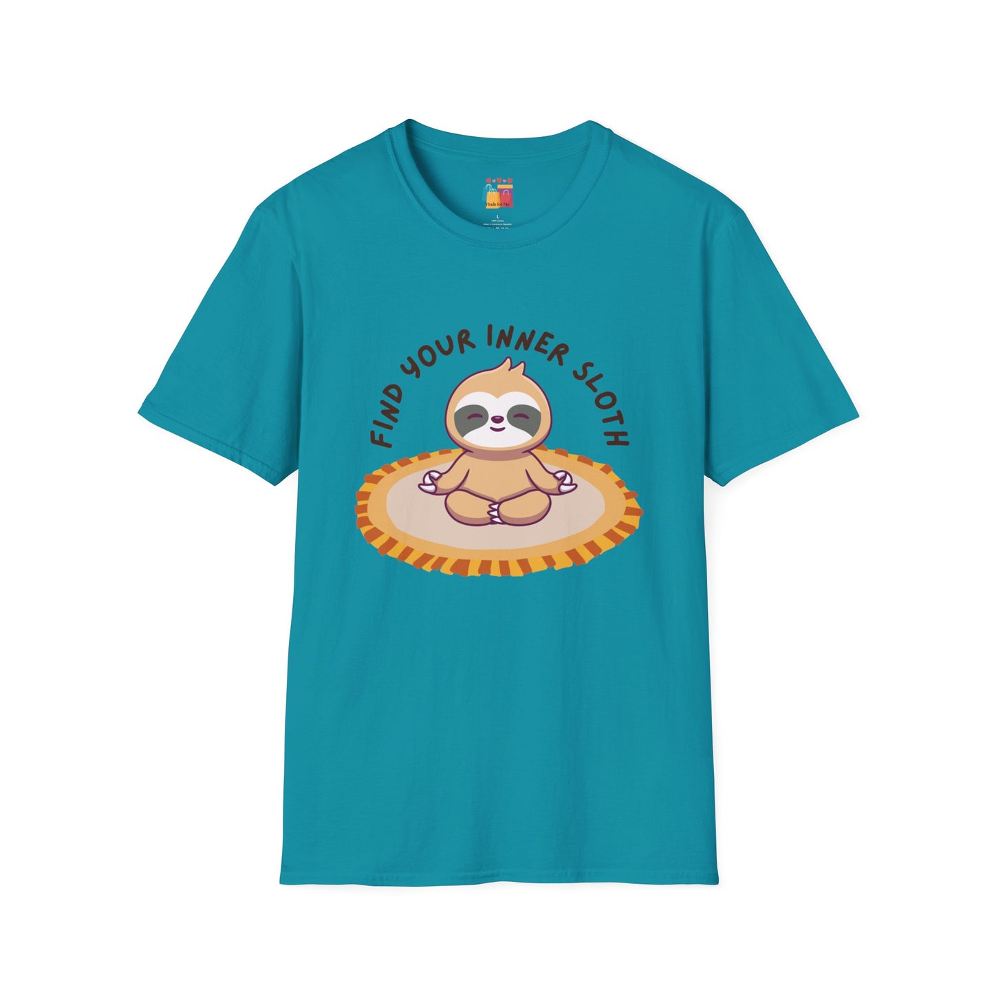 Find Your Inner Sloth Unisex Softstyle T-Shirt - Relaxed Vibe for Chill Lovers