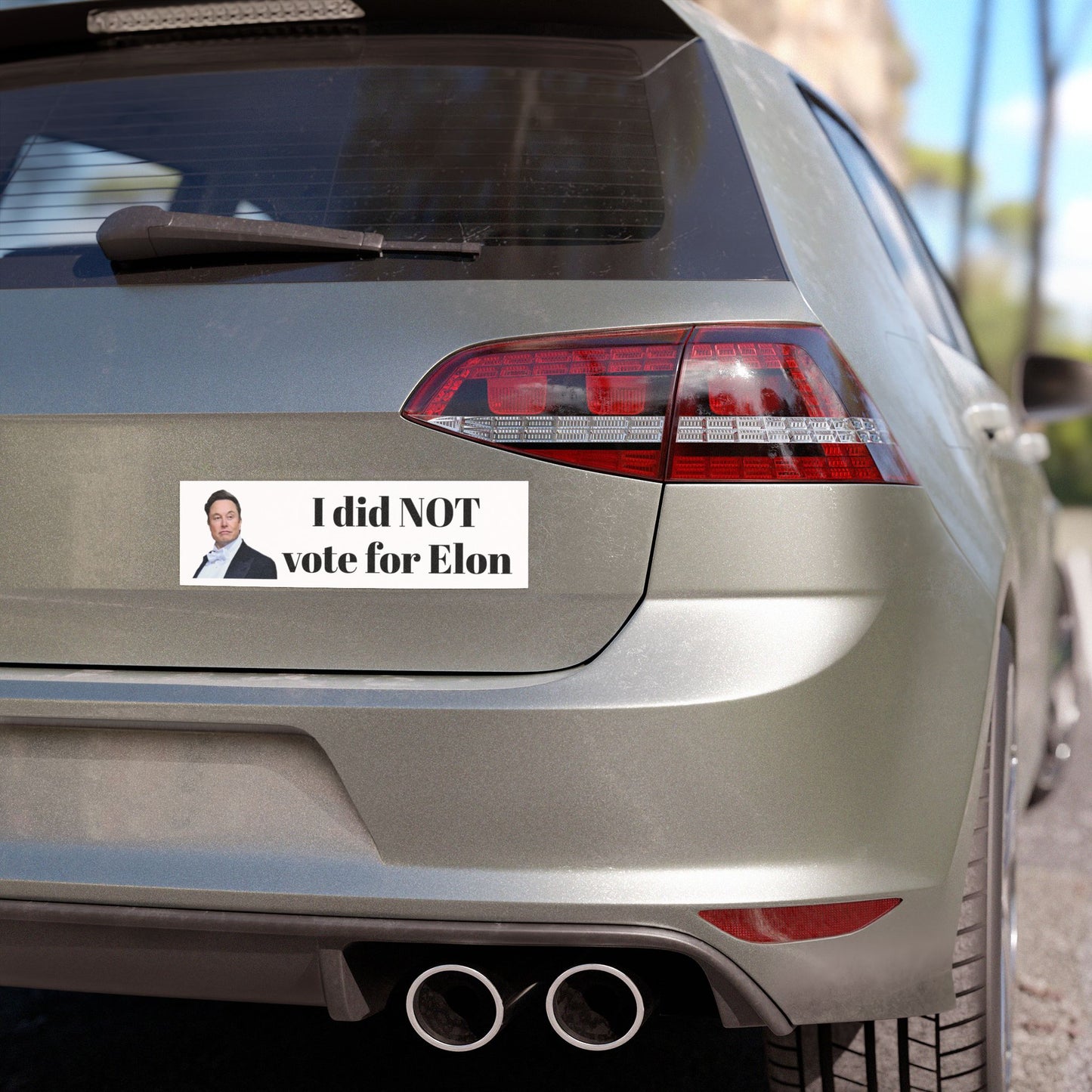 Funny Car Magnet | "I did NOT vote for Elon"