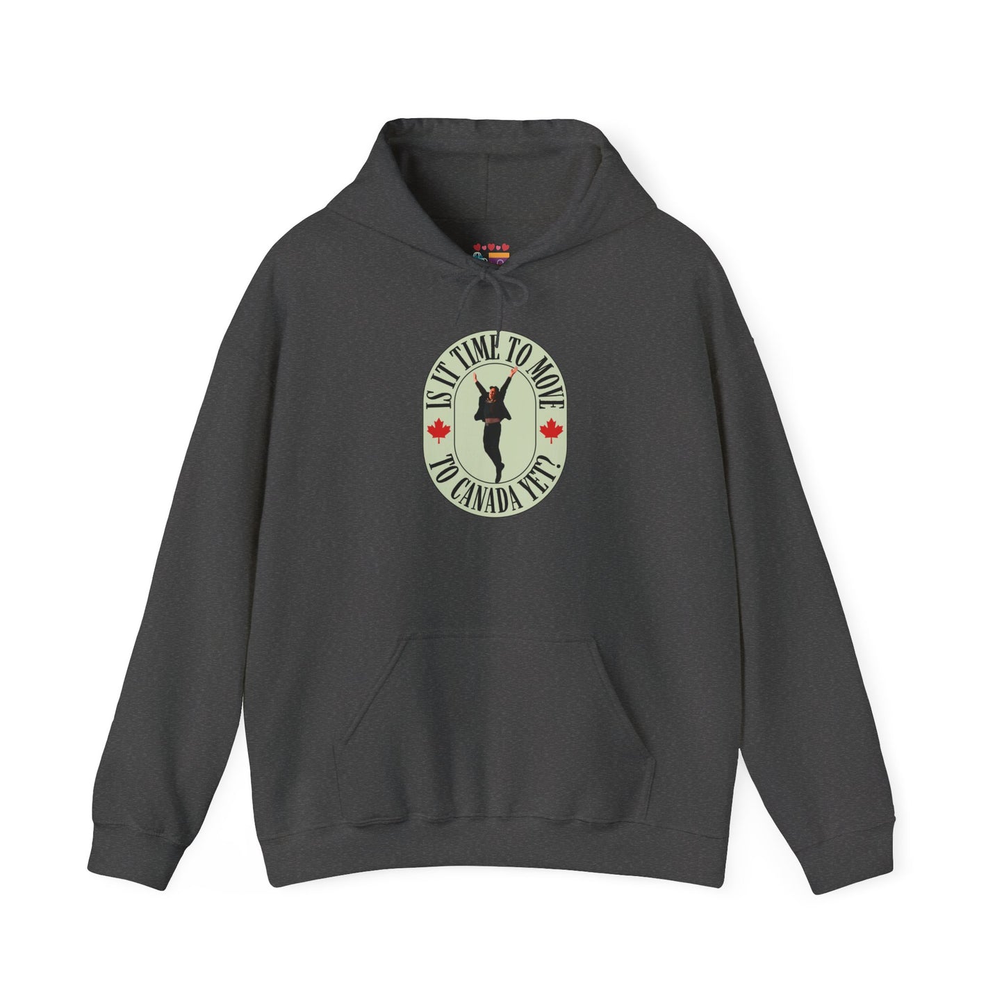 Time to Move to Canada Hoodie - Unisex Heavy Blend Sweatshirt