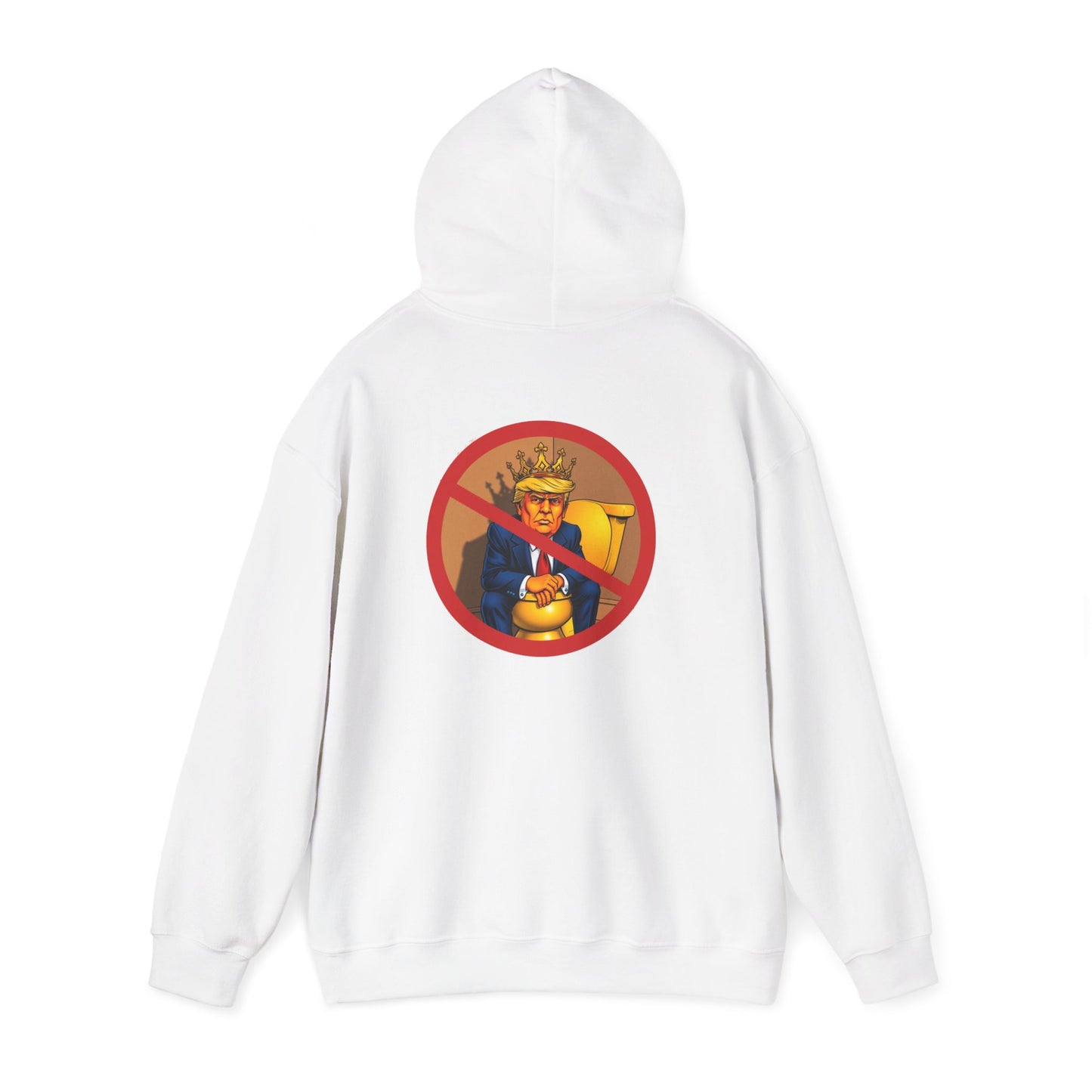 NO KINGS Hoodie — Anti-Monarchist Graphic Pullover