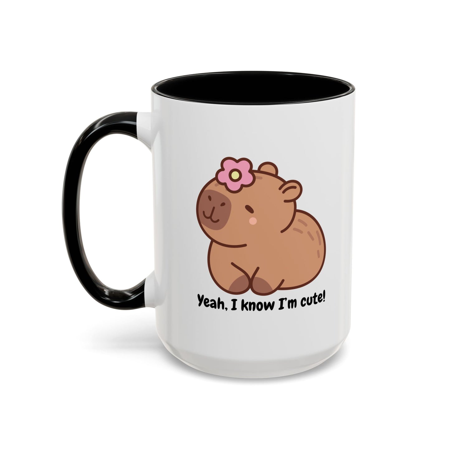 Cute Capybara Accent Coffee Mug - Perfect Gift for Animal Lovers