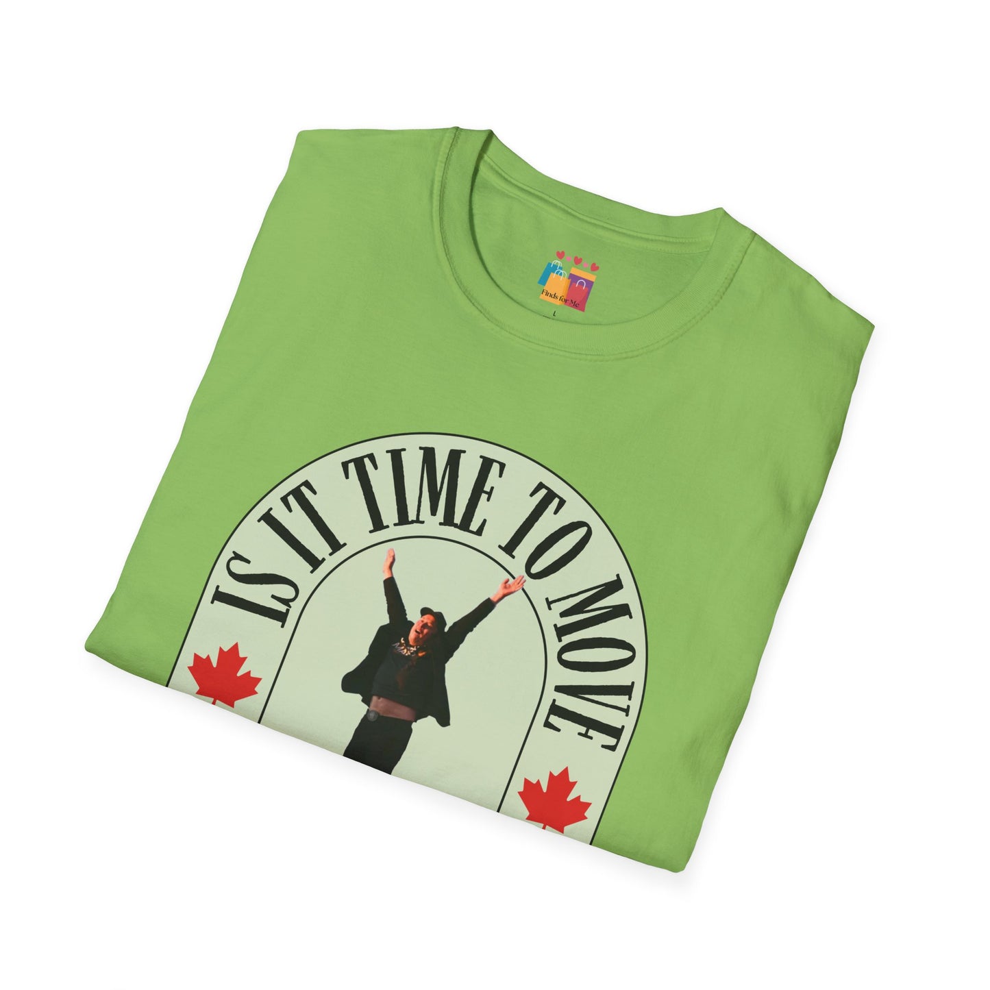 Funny Unisex T-Shirt - 'Move to Canada' Graphic Tee for Humor Lovers