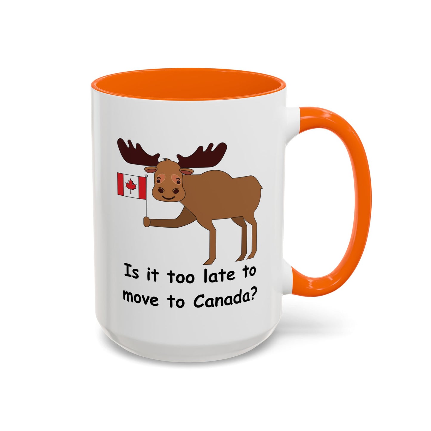 Funny Moose Accent Coffee Mug - Perfect Gift for Canada Lovers