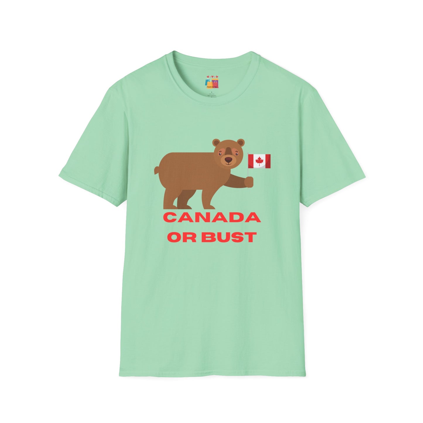 Canada Bear Graphic T-Shirt - Perfect for Travel Lovers