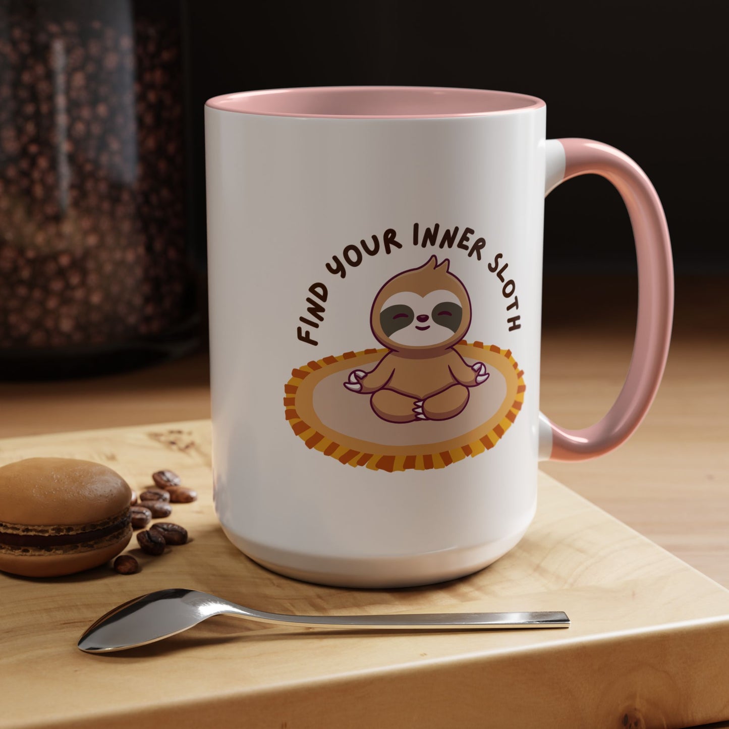 Find Your Inner Sloth Coffee Mug - Relaxing Ceramic Mug for Easygoing Souls