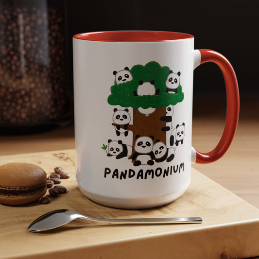 Pandamonium Coffee Mug - Fun Panda Design for Animal Lovers