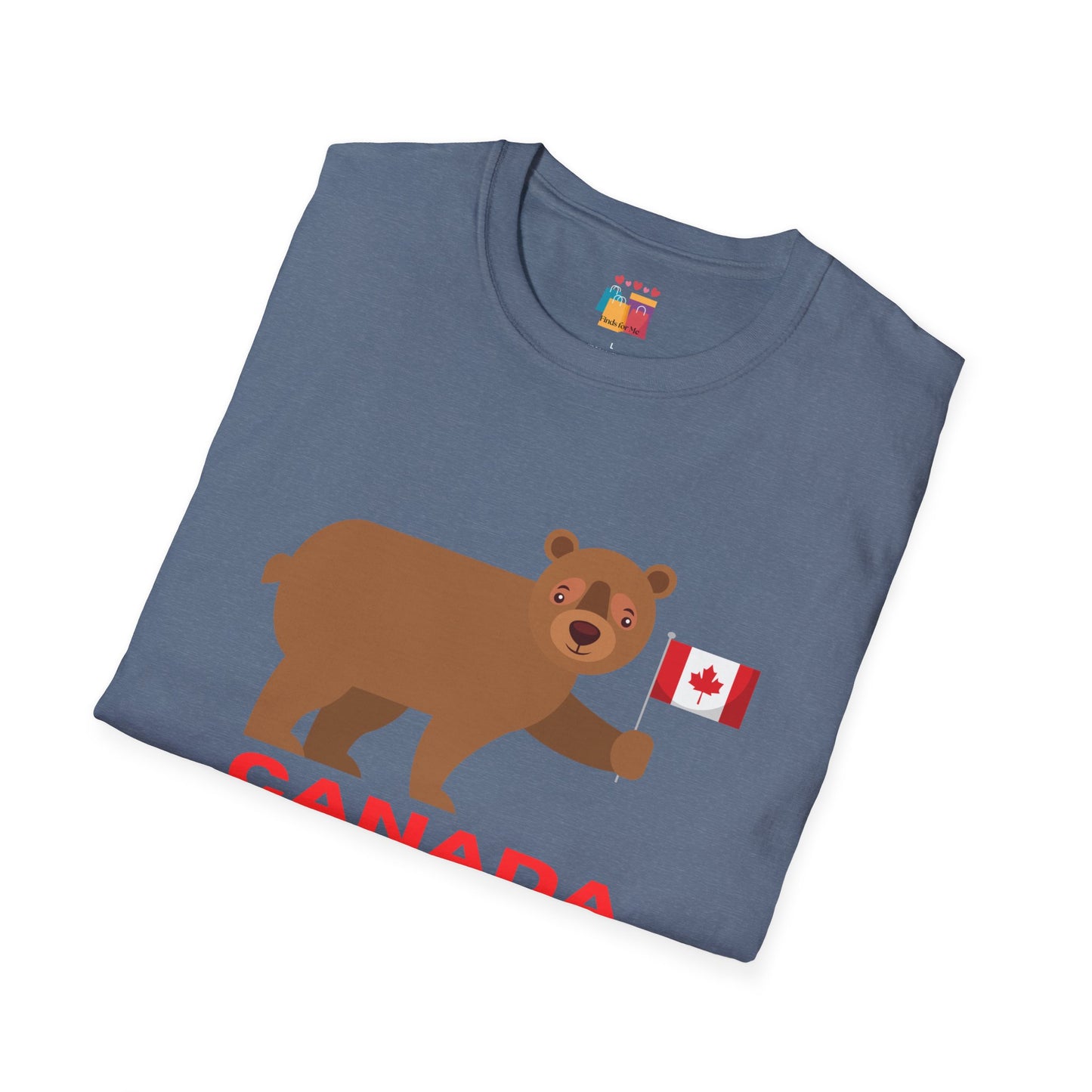 Canada Bear Graphic T-Shirt - Perfect for Travel Lovers