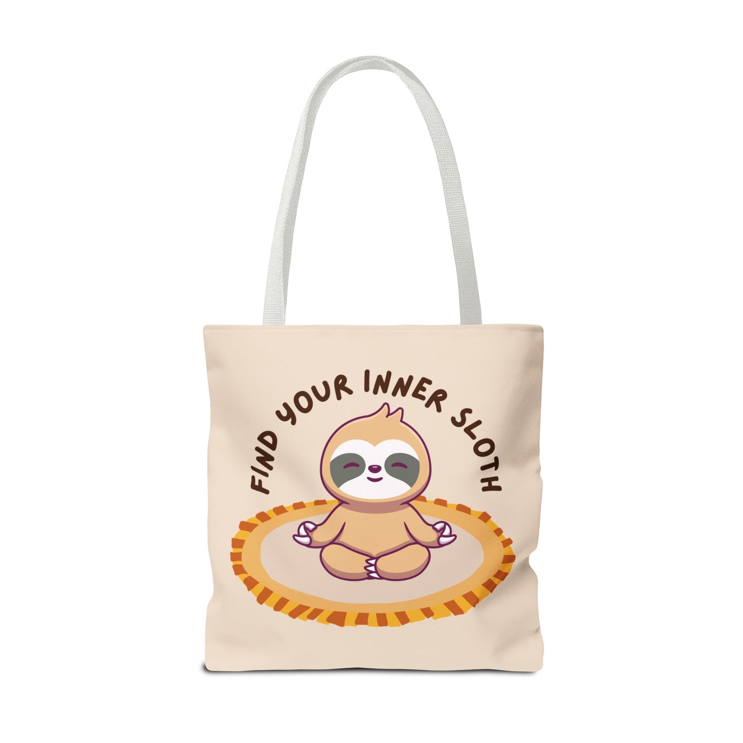 Find Your Inner Sloth Tote Bag - Fun & Relaxing Sloth Design, Perfect for Gifts and Everyday Use