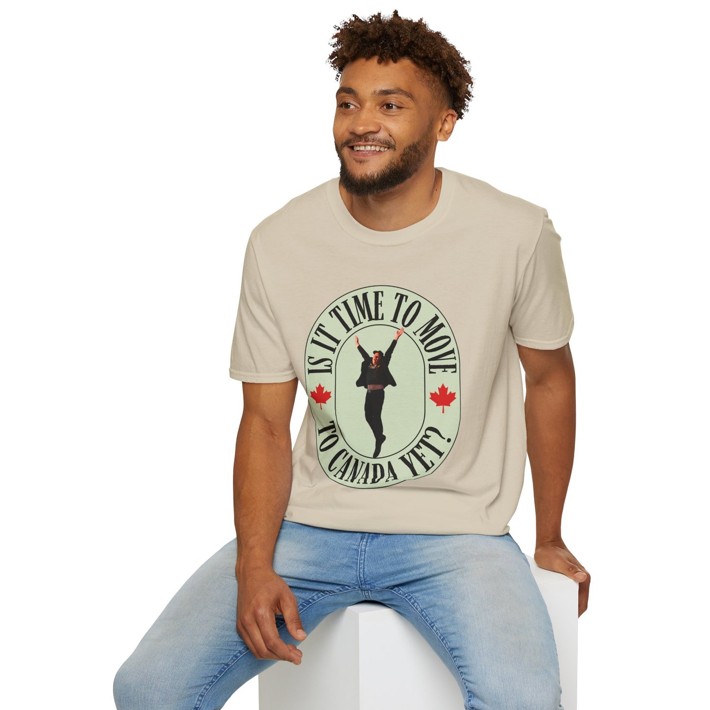 Funny Unisex T-Shirt - 'Move to Canada' Graphic Tee for Humor Lovers