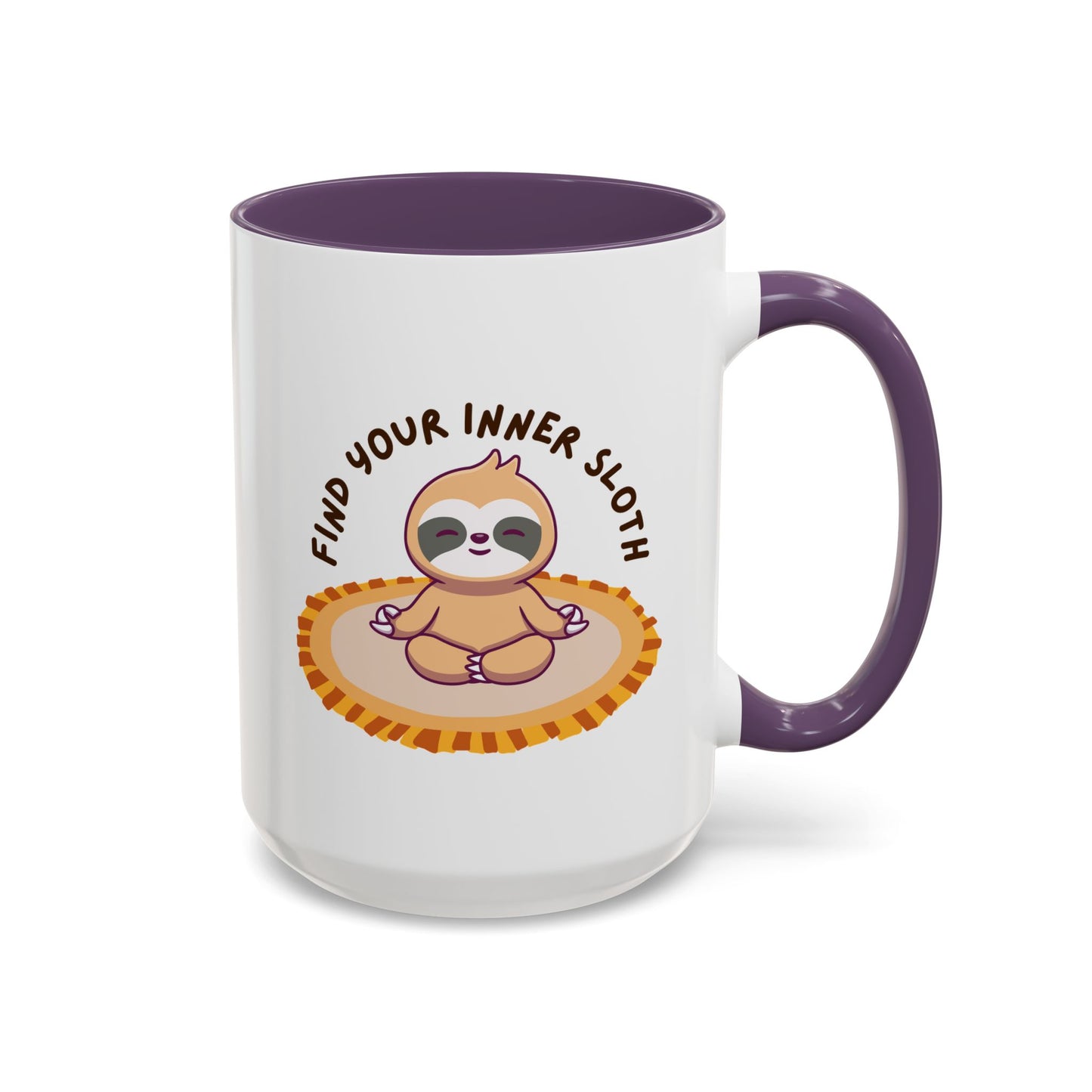 Find Your Inner Sloth Coffee Mug - Relaxing Ceramic Mug for Easygoing Souls