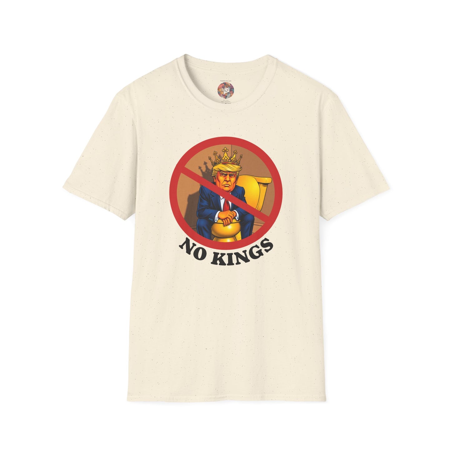 NO KINGS T-shirt — Anti-Monarchist Graphic TEE