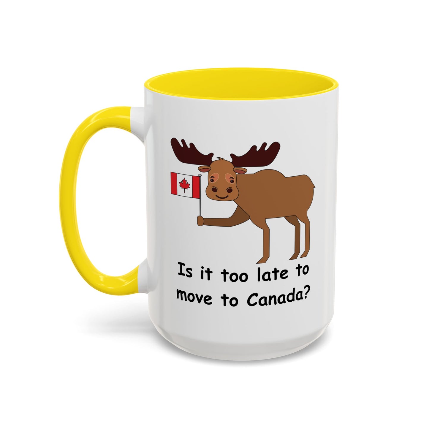 Funny Moose Accent Coffee Mug - Perfect Gift for Canada Lovers