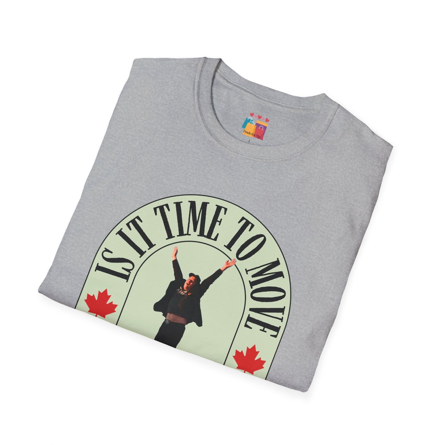 Funny Unisex T-Shirt - 'Move to Canada' Graphic Tee for Humor Lovers