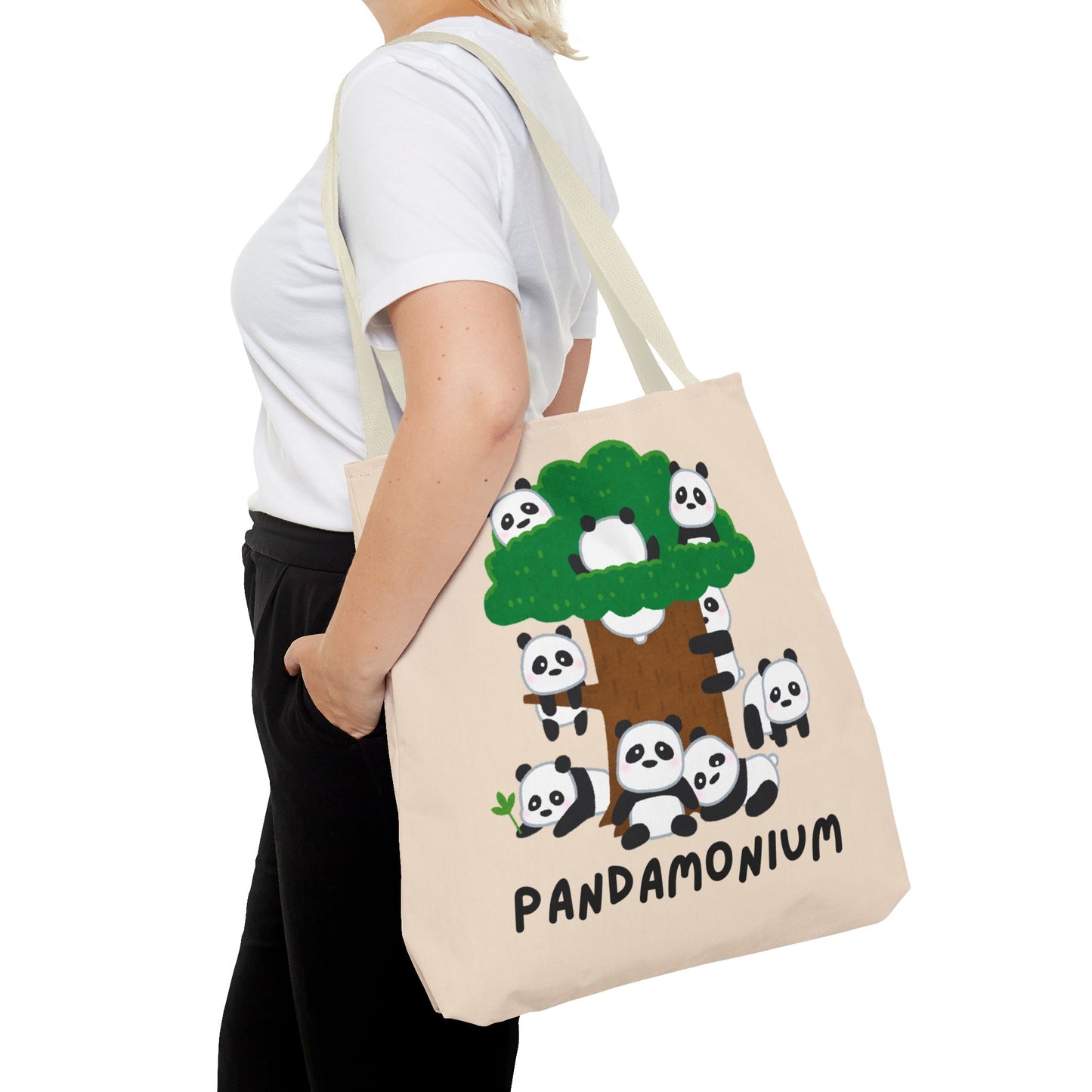 Cute Panda Tote Bag - Perfect for Animal Lovers and Eco-Friendly Shoppers