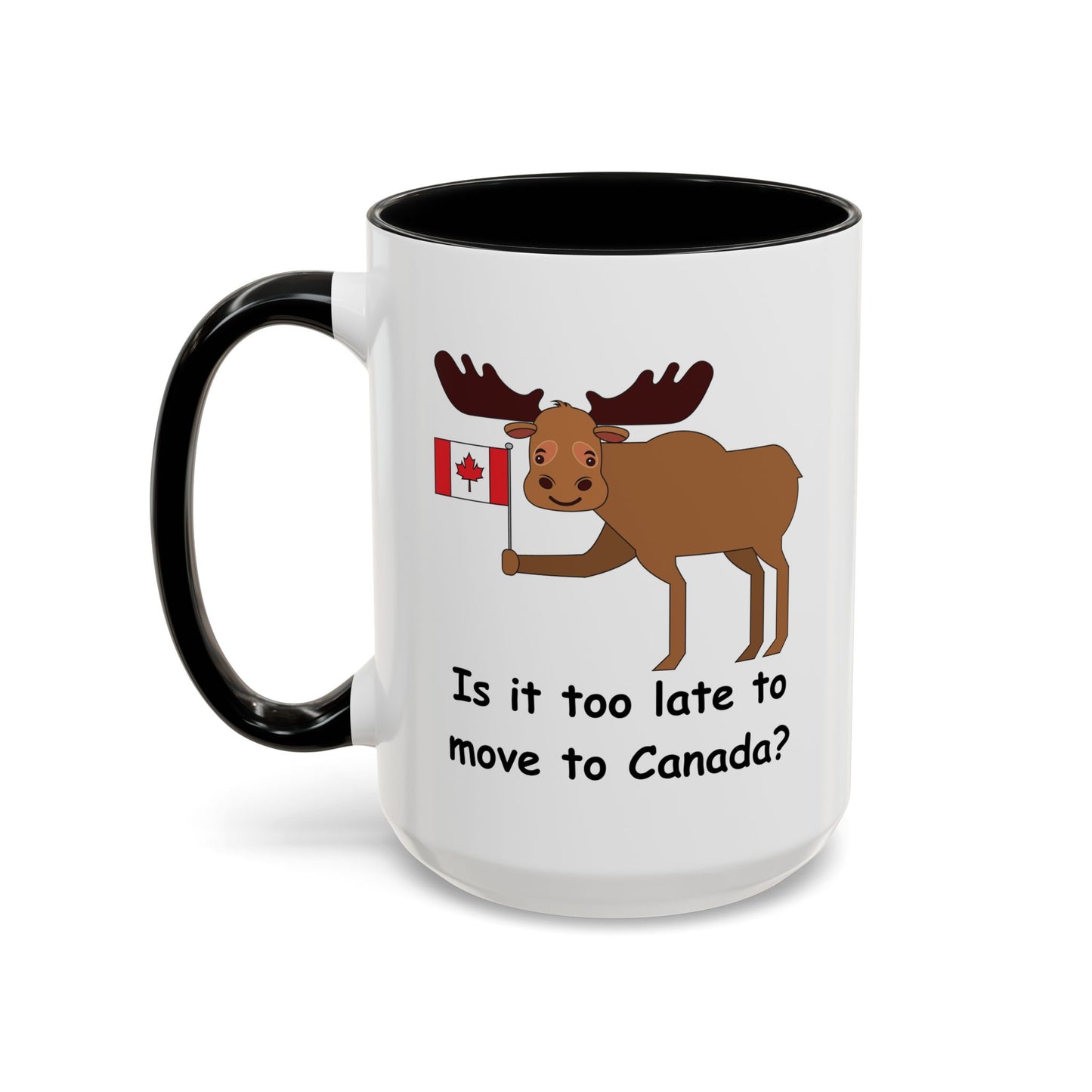 Funny Moose Accent Coffee Mug - Perfect Gift for Canada Lovers