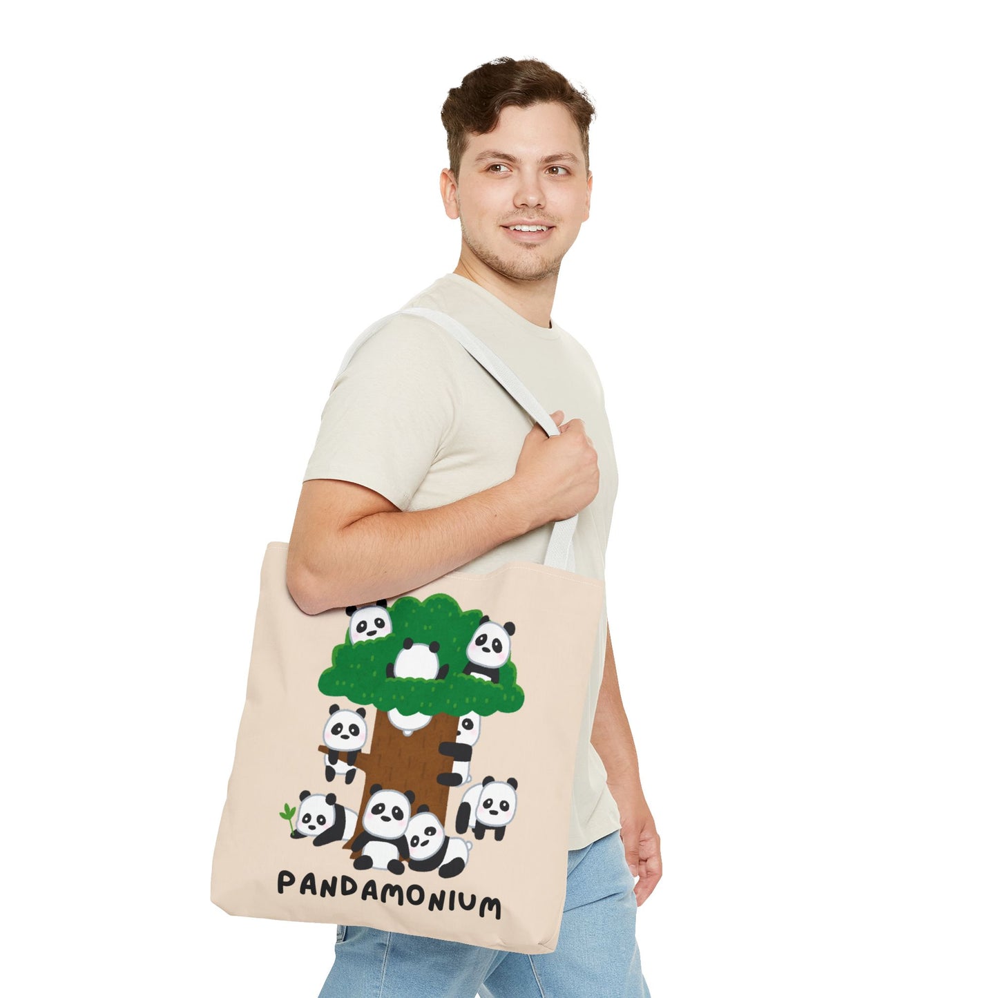 Cute Panda Tote Bag - Perfect for Animal Lovers and Eco-Friendly Shoppers