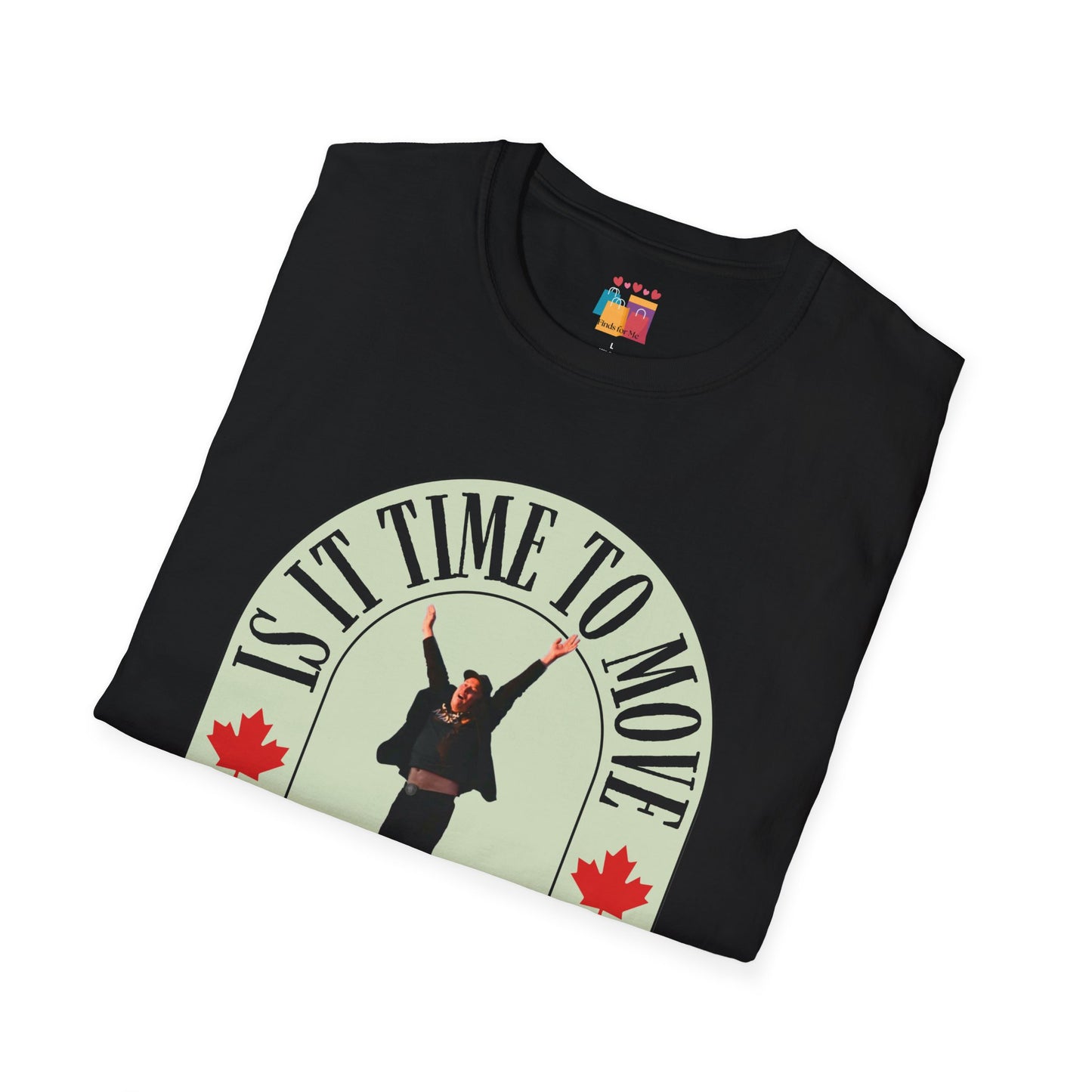 Funny Unisex T-Shirt - 'Move to Canada' Graphic Tee for Humor Lovers