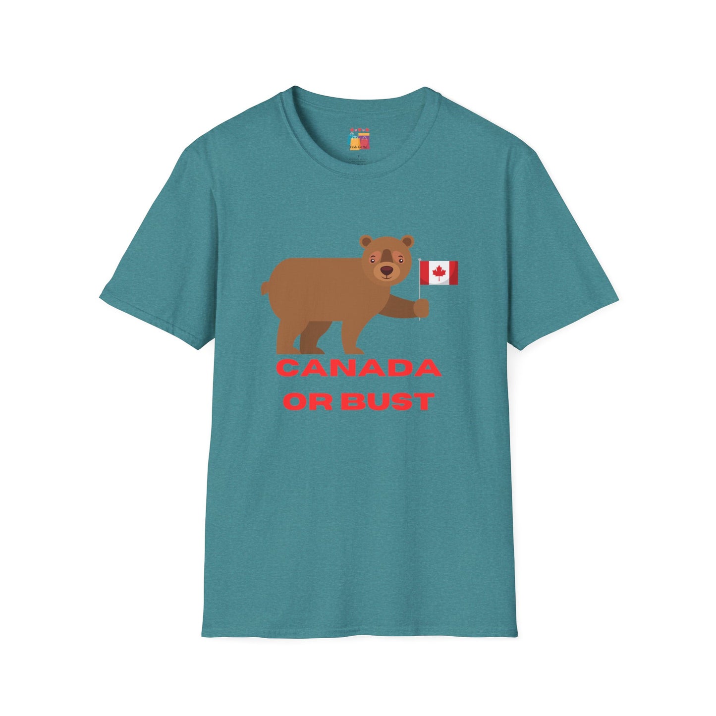 Canada Bear Graphic T-Shirt - Perfect for Travel Lovers