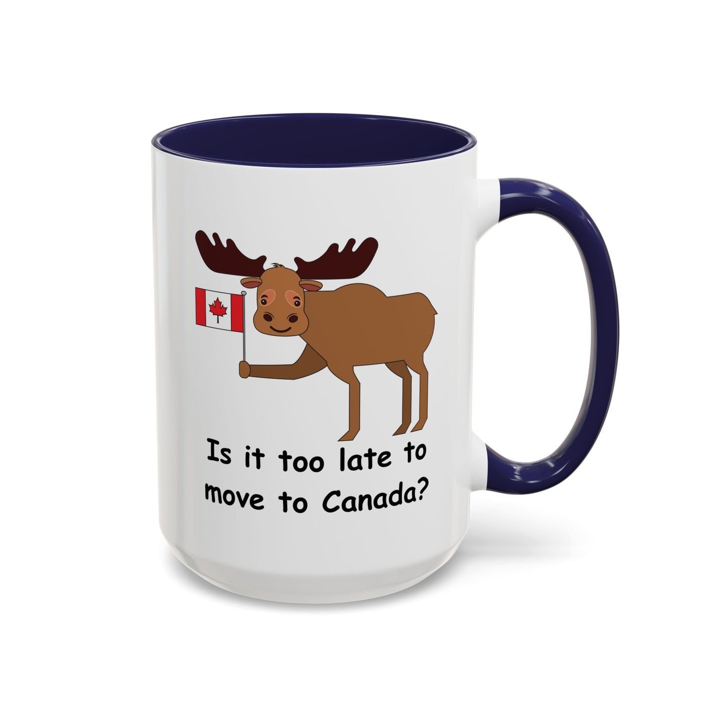 Funny Moose Accent Coffee Mug - Perfect Gift for Canada Lovers