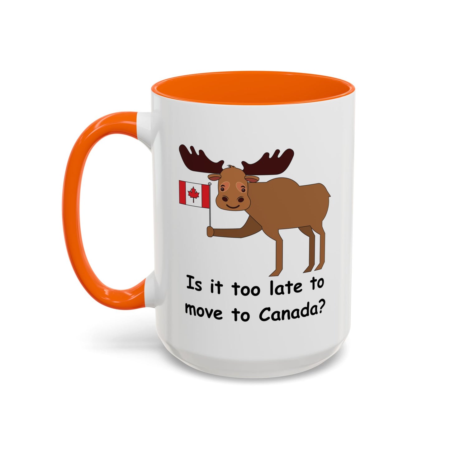 Funny Moose Accent Coffee Mug - Perfect Gift for Canada Lovers