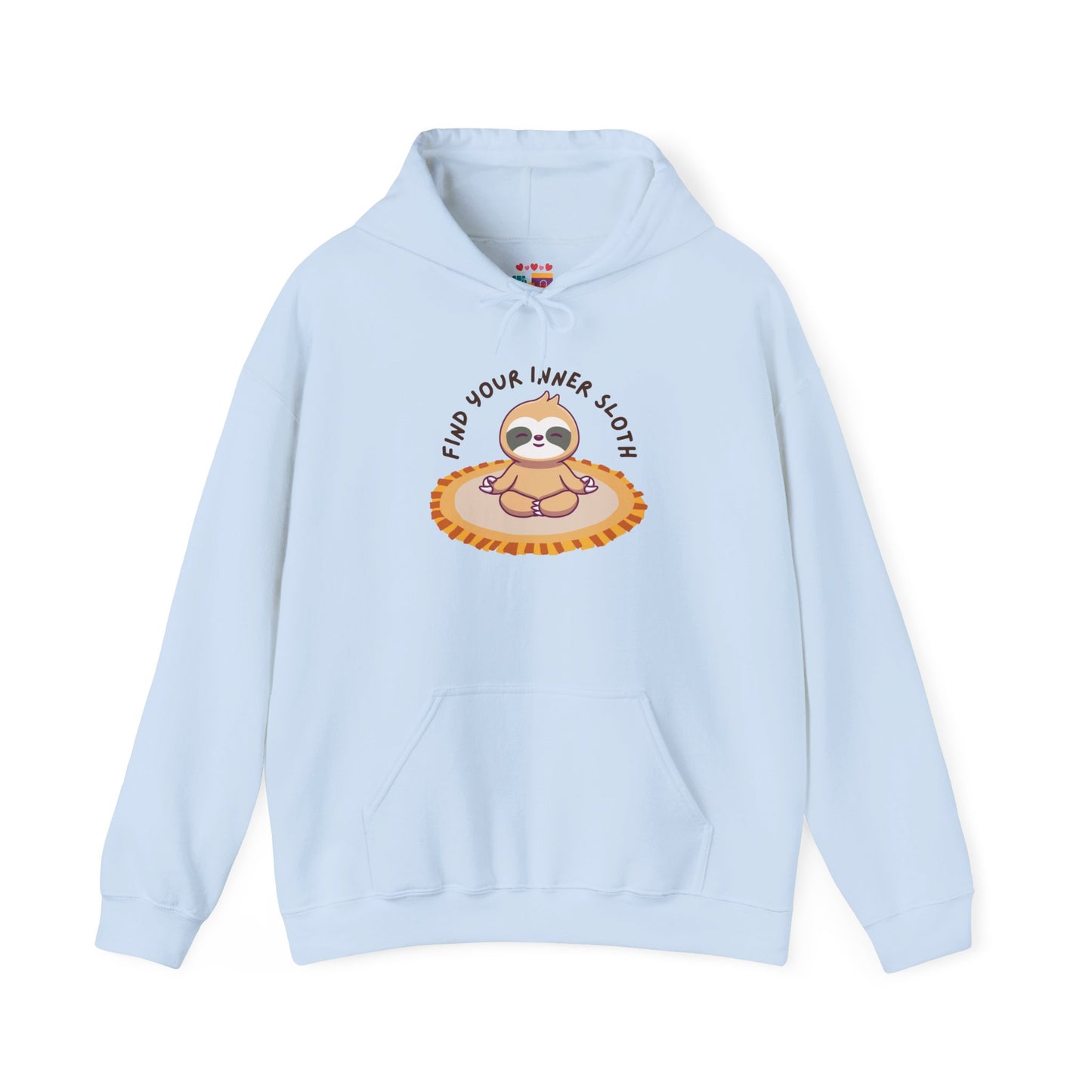 Find Your Inner Sloth Hoodie - Cozy Unisex Sweatshirt for Relaxation