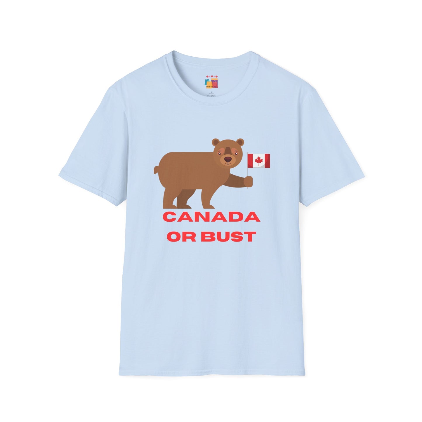 Canada Bear Graphic T-Shirt - Perfect for Travel Lovers