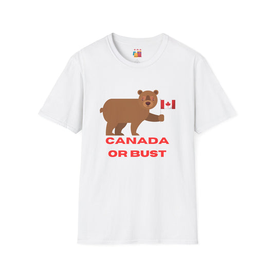 Canada Bear Graphic T-Shirt - Perfect for Travel Lovers