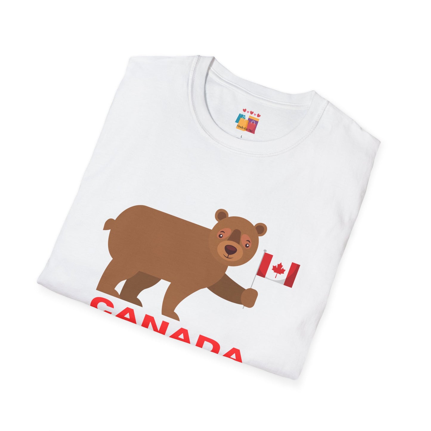 Canada Bear Graphic T-Shirt - Perfect for Travel Lovers