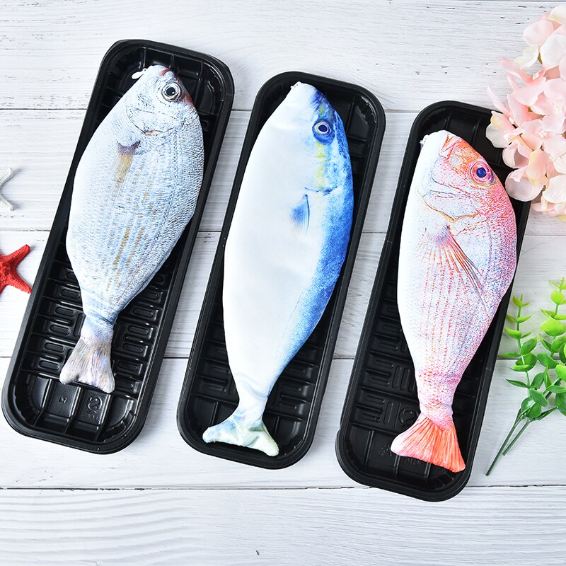 1Pcs Korea Style Creative Fish Pencil Case Cloth