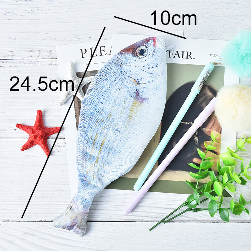 1Pcs Korea Style Creative Fish Pencil Case Cloth