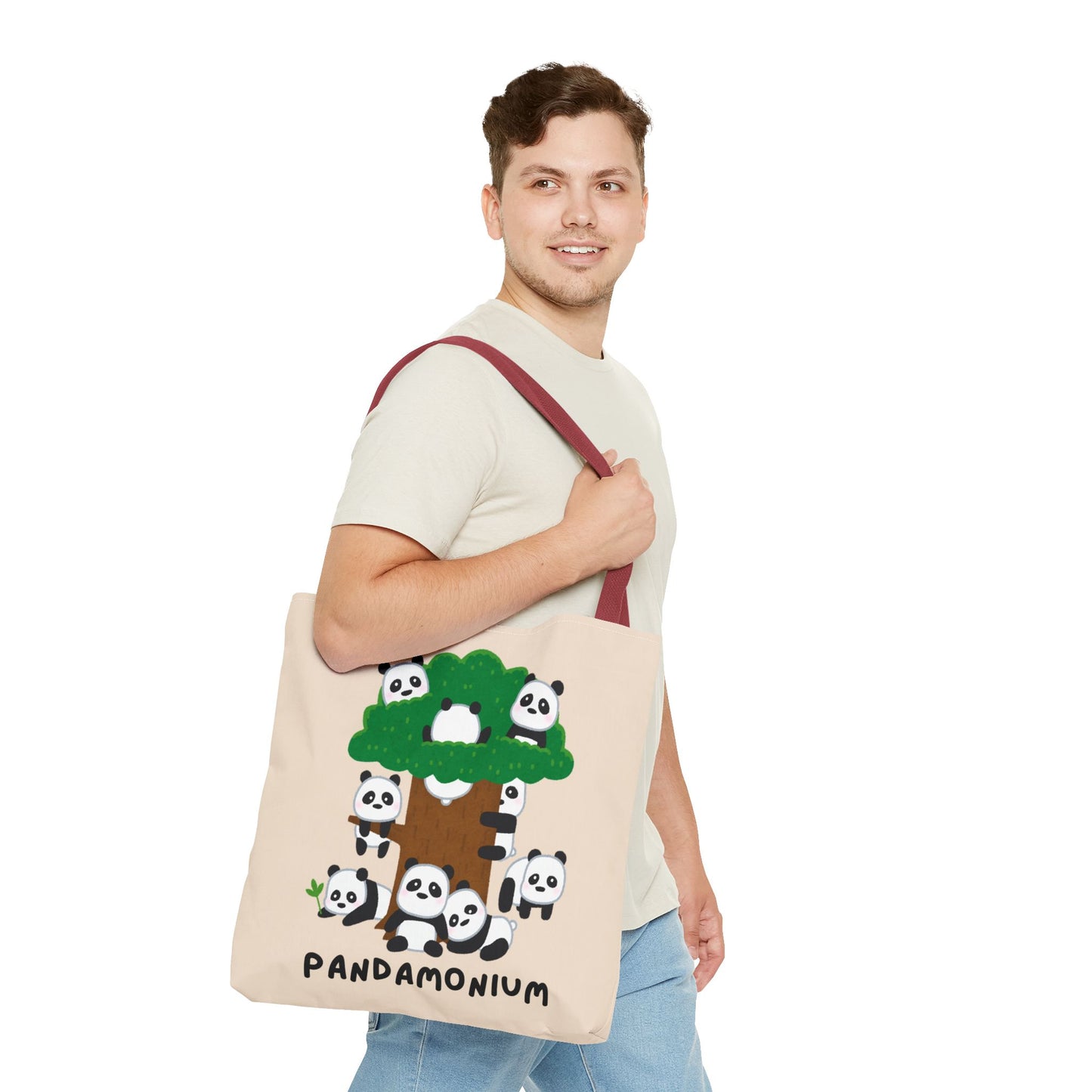 Cute Panda Tote Bag - Perfect for Animal Lovers and Eco-Friendly Shoppers