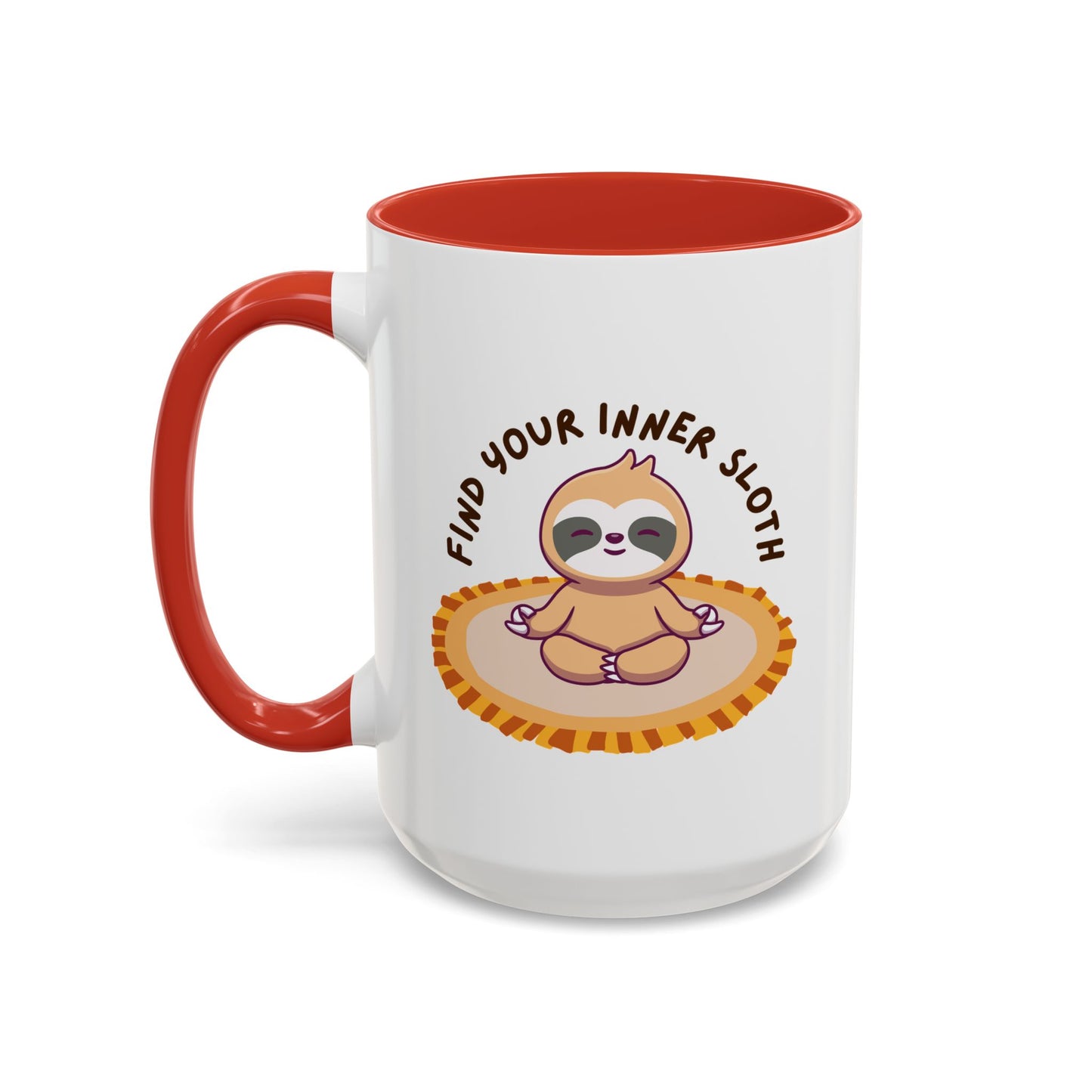 Find Your Inner Sloth Coffee Mug - Relaxing Ceramic Mug for Easygoing Souls