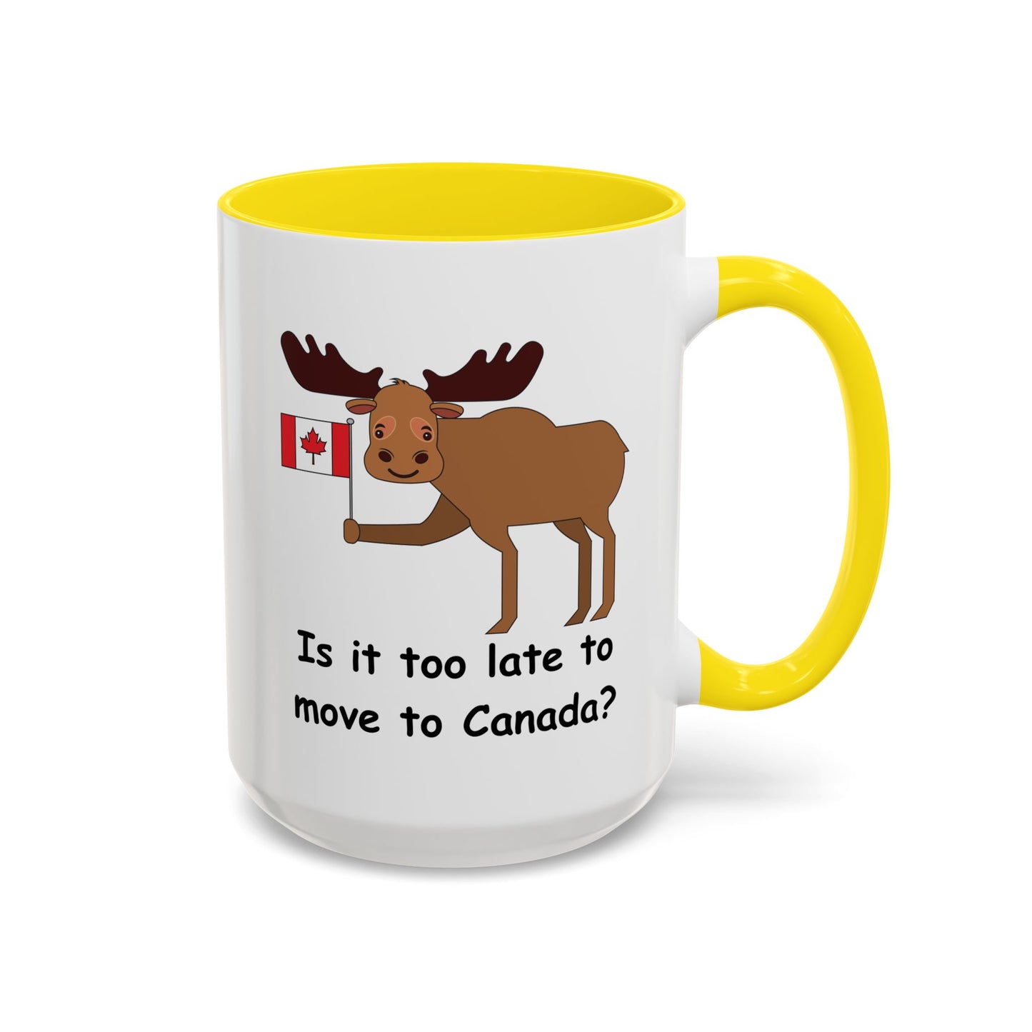 Funny Moose Accent Coffee Mug - Perfect Gift for Canada Lovers