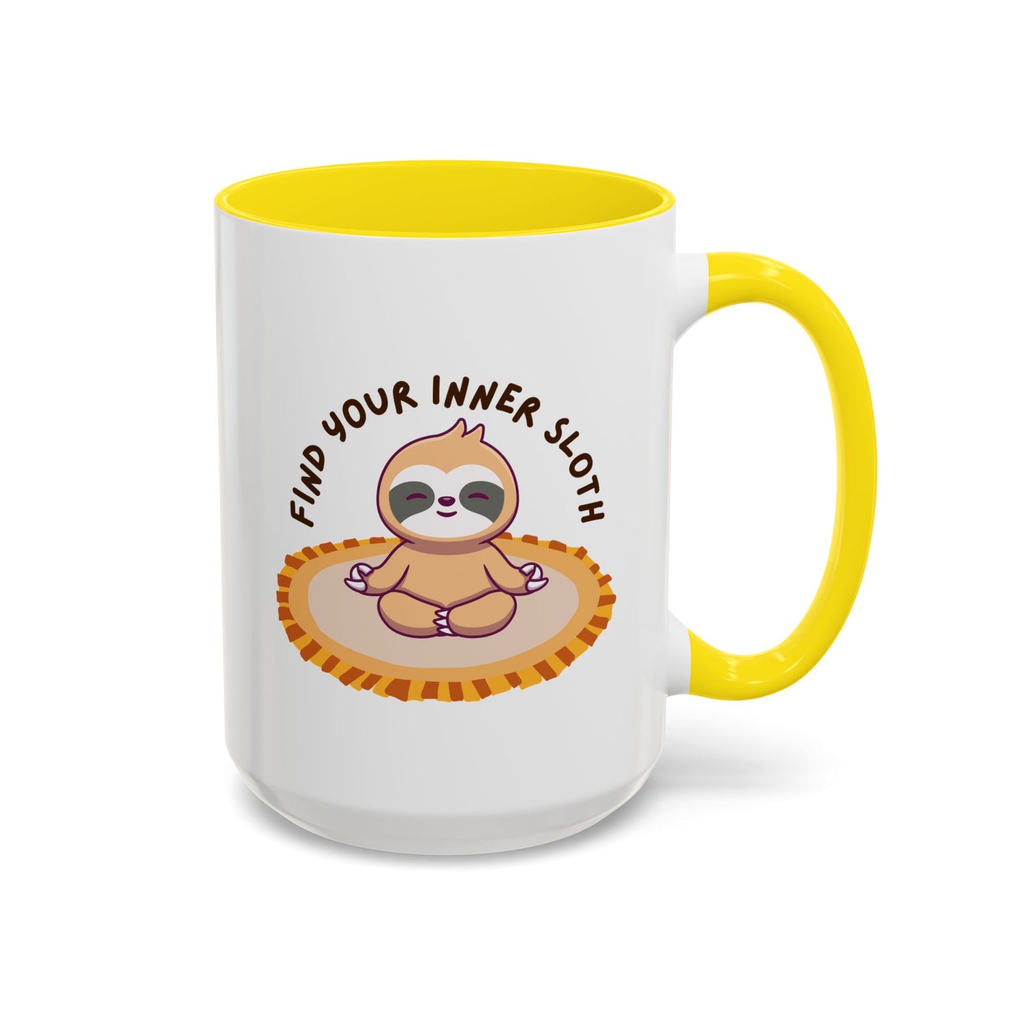 Find Your Inner Sloth Coffee Mug - Relaxing Ceramic Mug for Easygoing Souls