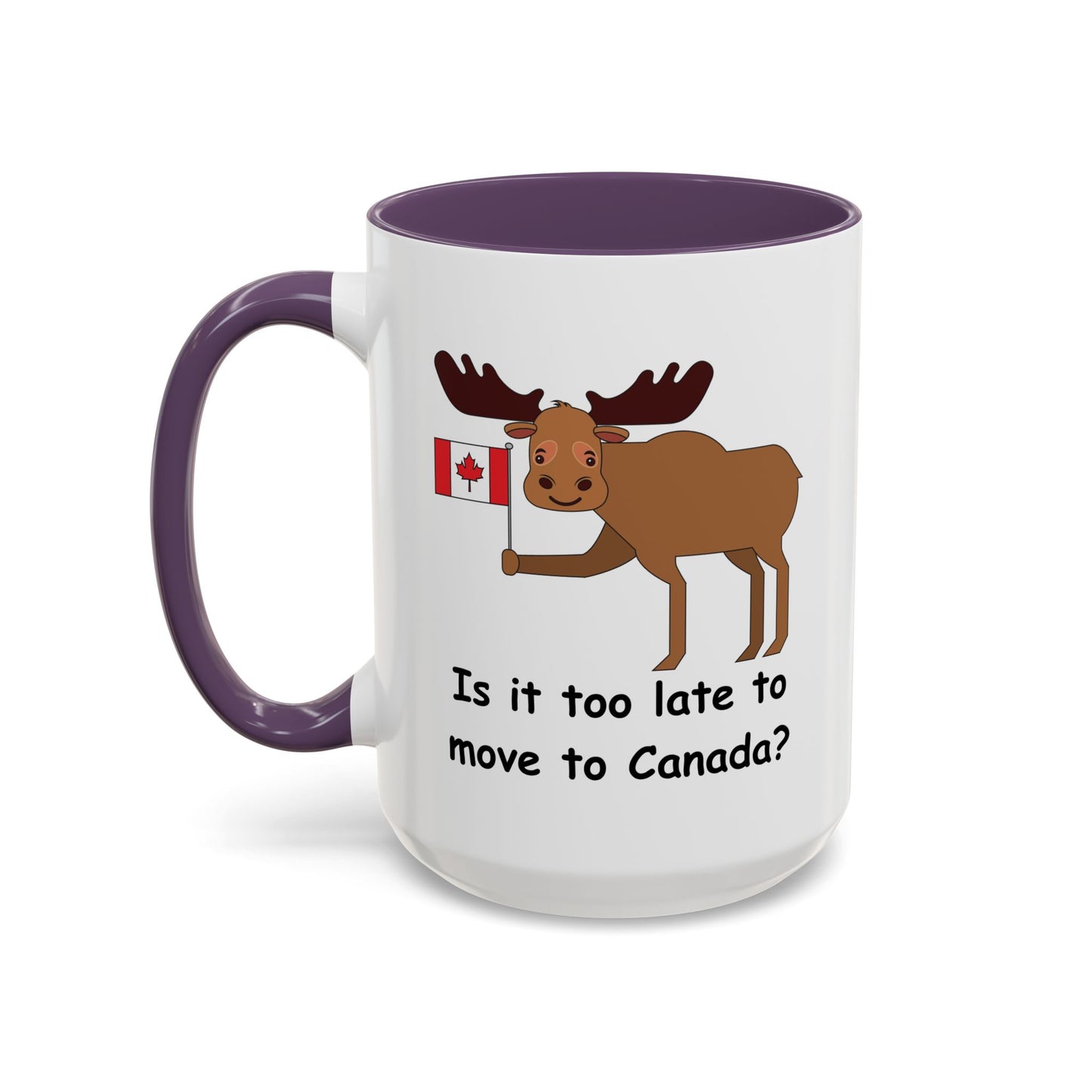 Funny Moose Accent Coffee Mug - Perfect Gift for Canada Lovers