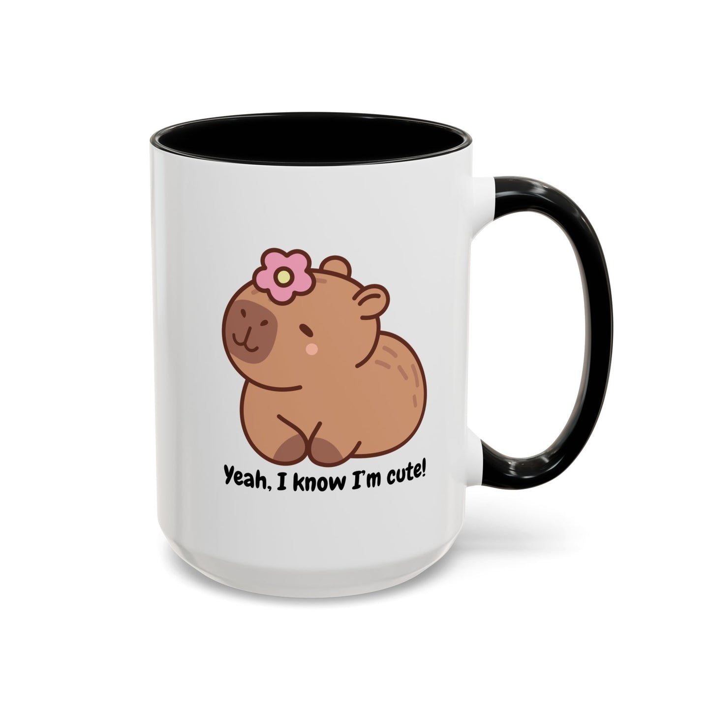 Cute Capybara Accent Coffee Mug - Perfect Gift for Animal Lovers