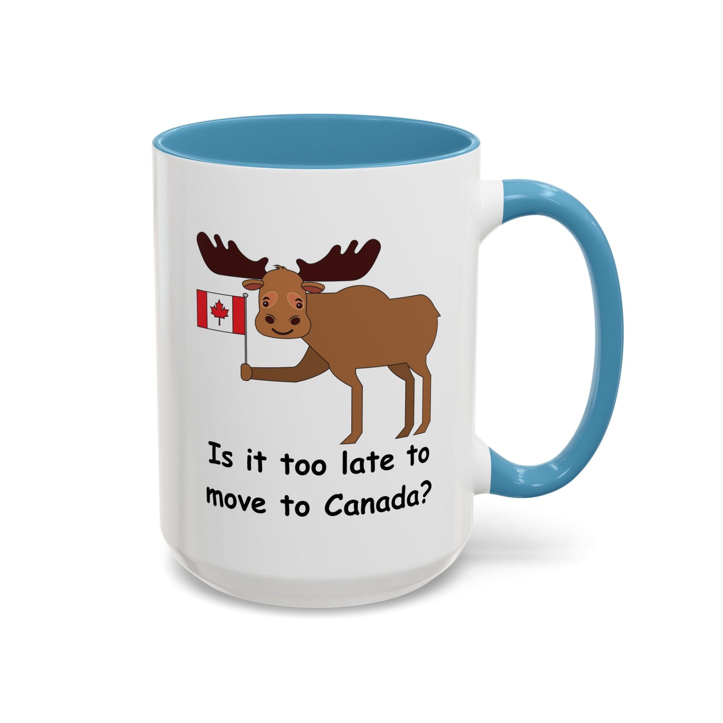 Funny Moose Accent Coffee Mug - Perfect Gift for Canada Lovers