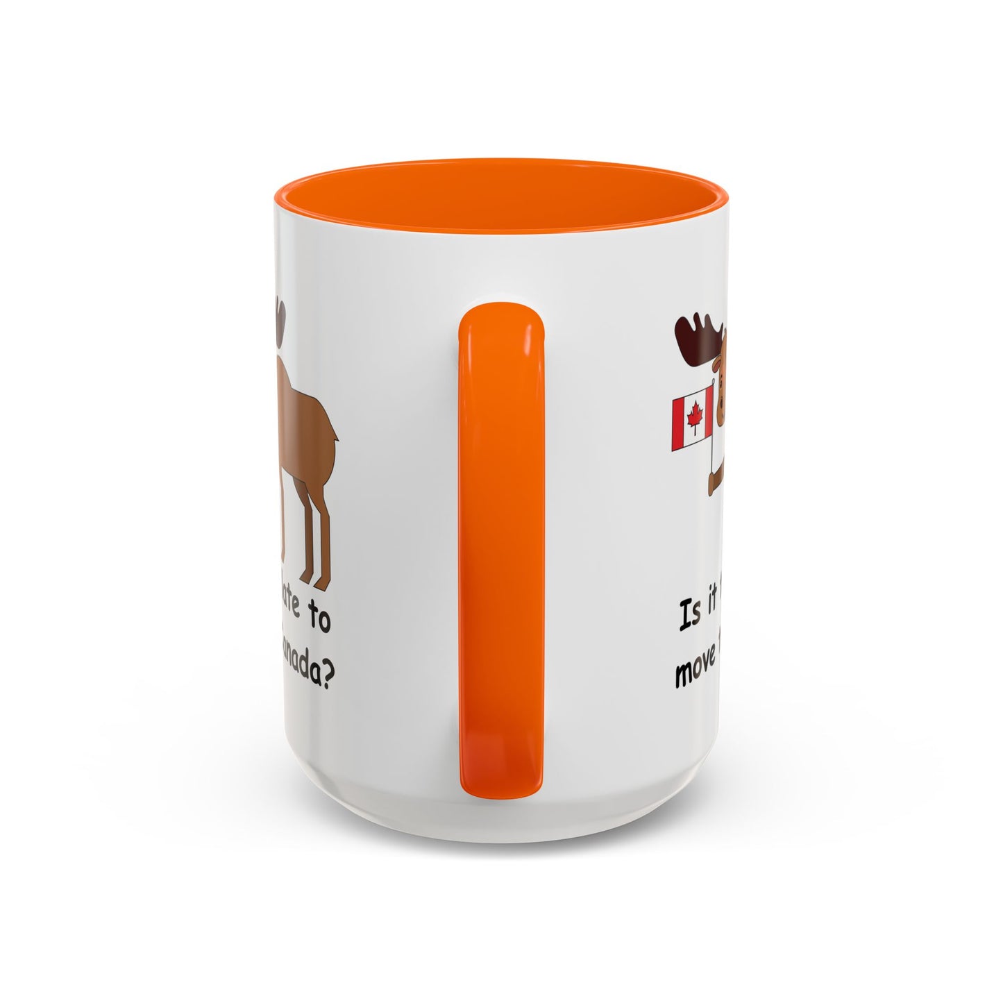 Funny Moose Accent Coffee Mug - Perfect Gift for Canada Lovers