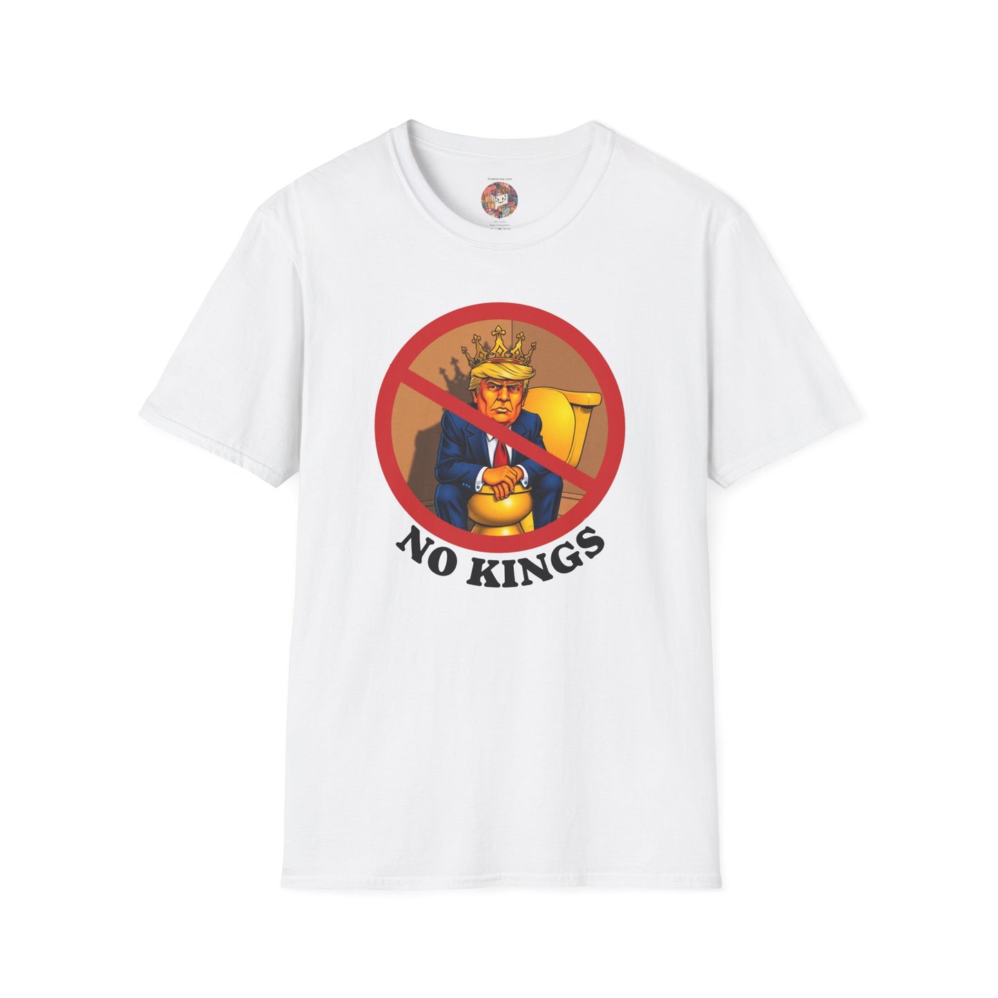 NO KINGS T-shirt — Anti-Monarchist Graphic TEE